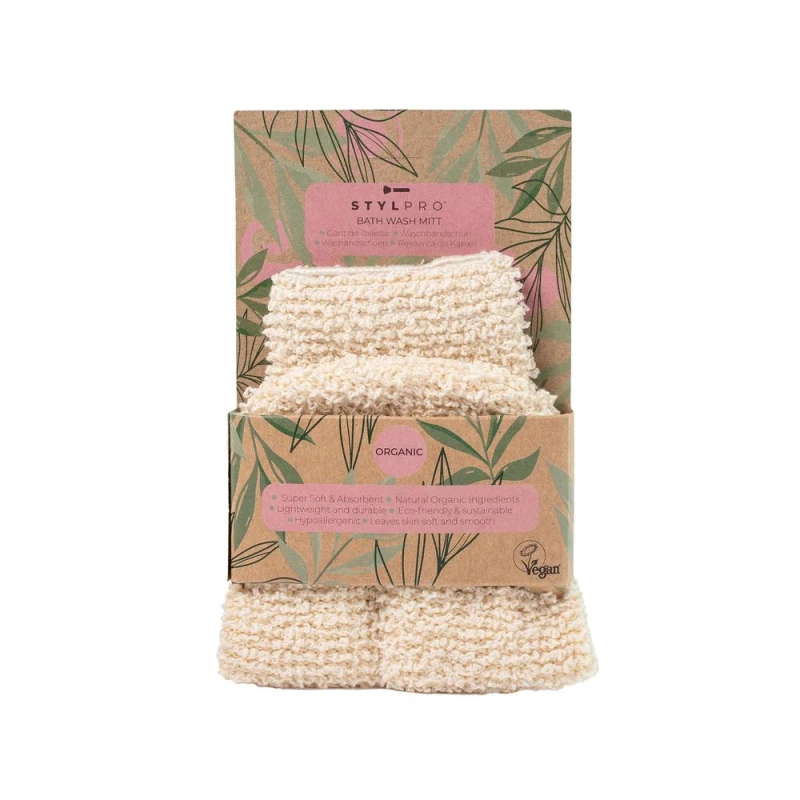 Image of Stylideas Stylpro Bath Wash Mitt Beige unisex