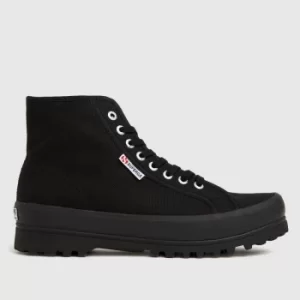 Image of Superga Black 2341 Alpina Cotu Trainers