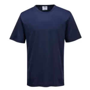 Image of Portwest B175 Polyester T-Shirt Navy S