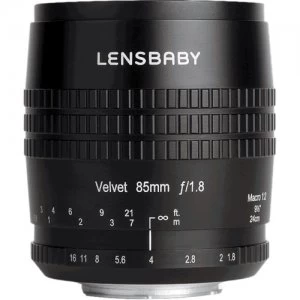Image of Lensbaby Velvet 85mm f/1.8 Lens for Sony E Mount - Black