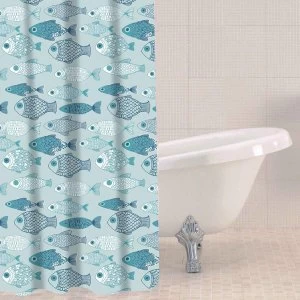 Image of Sabichi Baby Fish PEVA Shower Curtain