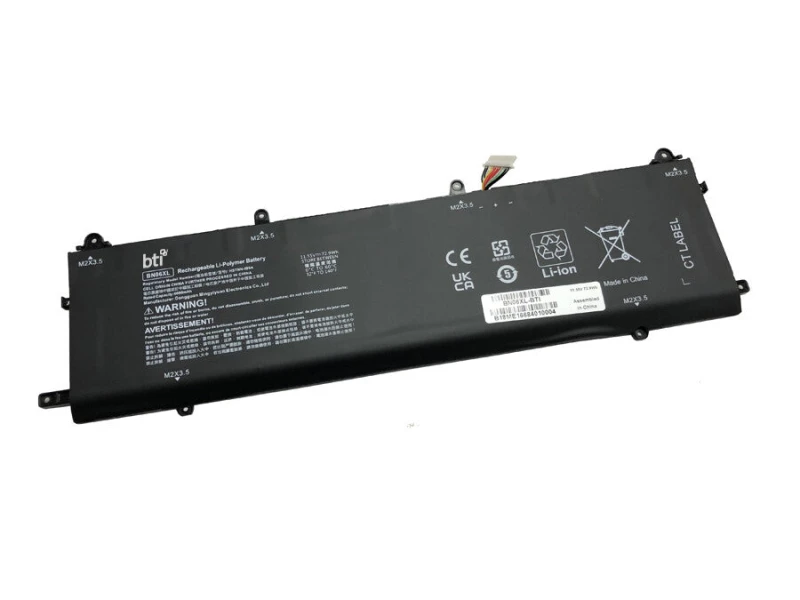 Image of BTI HSTNN-IB9A compatible 73Wh 6-cell battery for HP Spectre X360 15-E