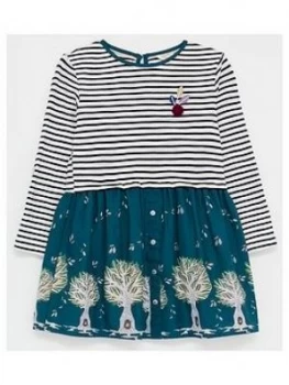 Image of White Stuff Girls Wishing Tree Dress - Teal