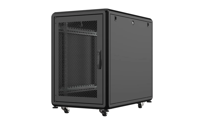 Image of Lanview RSL16U61BL rack cabinet 16U Black