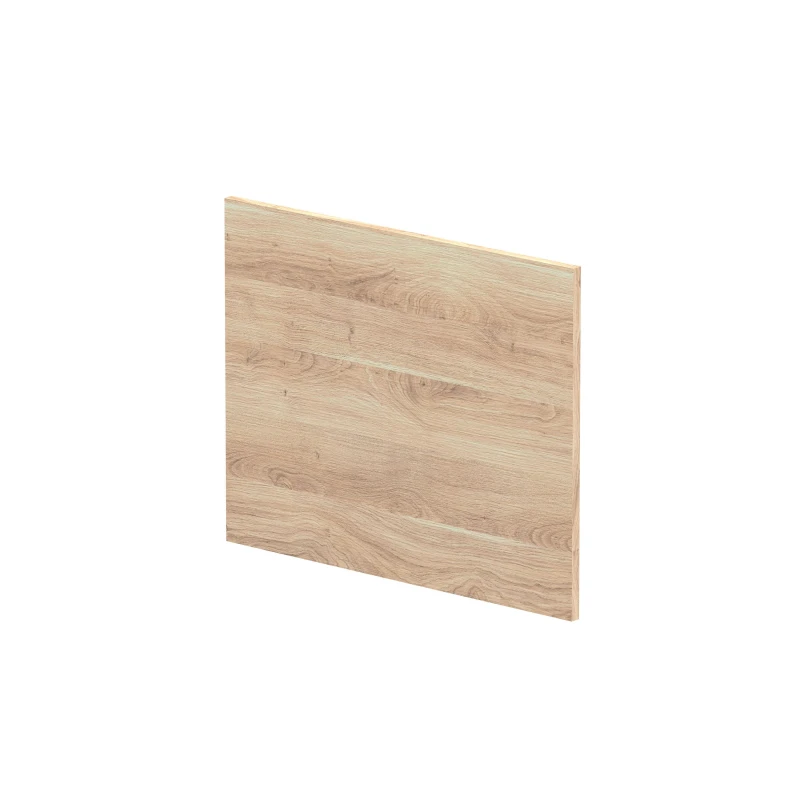 Image of Balterley 700mm Square L-Shape Shower Bath End Panel - Bleached Oak