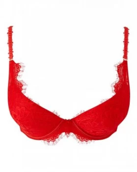 Image of Ann Summers Audrina Red Plunge Bra
