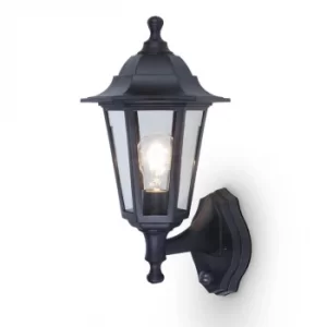 Image of Coastal PIR Wall Lantern IP44 Black