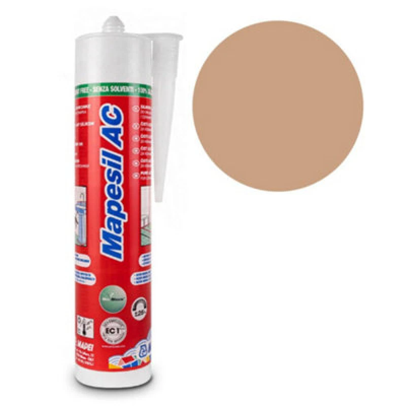 Image of Mapei Mapesil Ac Mould Resistant Silicone 141 Caramel 310Ml