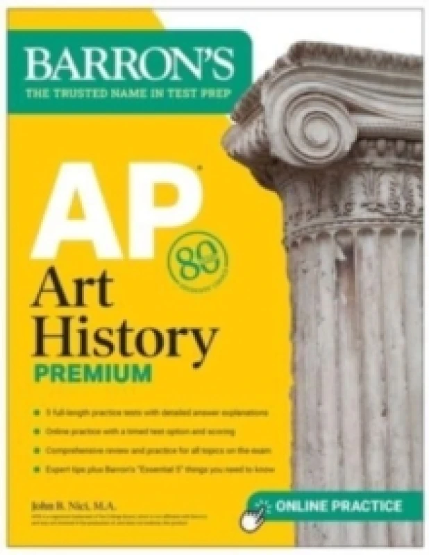Image of AP Art History Premium, Sixth Edition: Prep Book with 5 Practice Tests + Comprehensive Review + Online Practice Paperback / softback