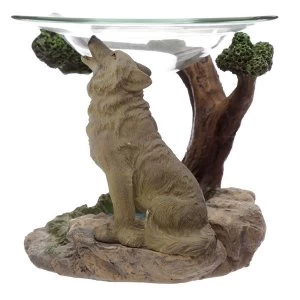 Image of Protector of the North Spirit of the Forest Wolf Oil Burner