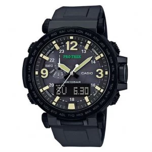 Image of Casio PRO TREK Triple Sensor TOUGH SOLAR Watch PRG 600Y 1 Black