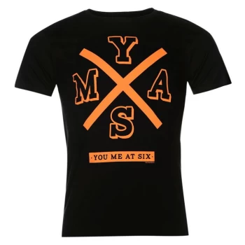 Image of Official You Me At Six T Shirt Mens - Black
