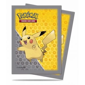 Image of Ultra Pro Pikachu Grey Deck Protector 65 Sleeves