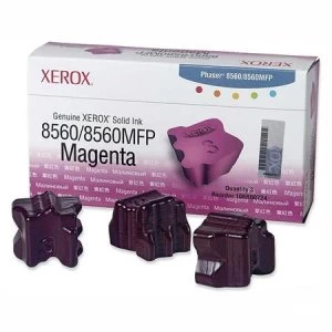 Image of Xerox 108R00724 Magenta Ink Sticks Pack of 3