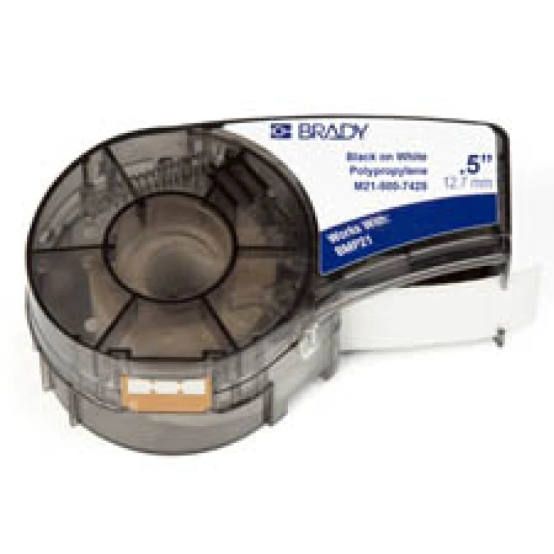 Image of Brady 121015 Black. White Self-adhesive printer label