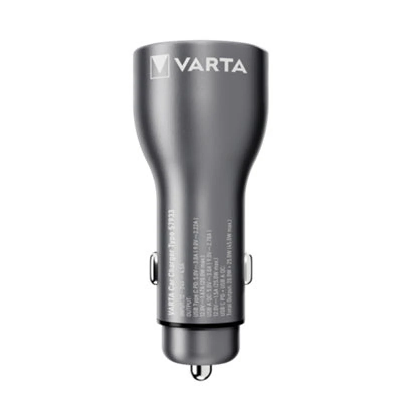 Image of Varta Car Charger Smartphone. Tablet Black Cigar lighter Auto