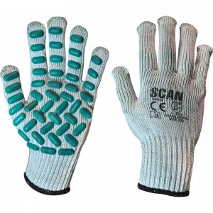 Image of Scan Vibration Resistant Latex Foam Gloves 2XL