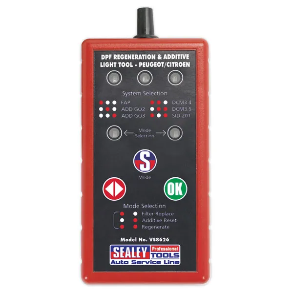 Image of Sealey VS8626 DPF Regeneration & Additive Light Tool - Citroen, Peugeot