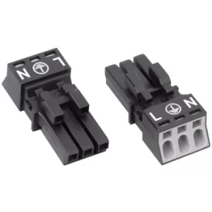 Image of WAGO 890-203 Winsta Mini Socket without Strain Relief Housing 3 Po...