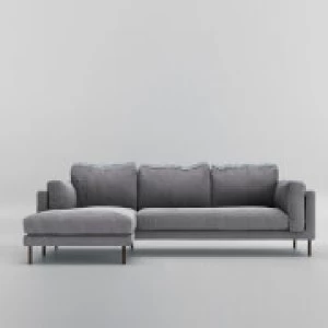 Image of Swoon Munich Smart Wool Corner Sofa - Left Hand Side - Corner Sofa - Pepper