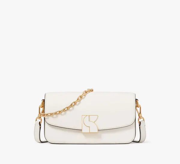 Image of Kate Spade New York Dakota Small Leather Crossbody Bag Cream female KC924 CRM