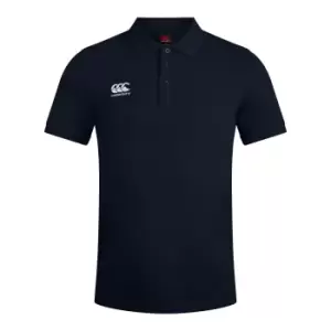 Image of Canterbury Mens Waimak Polo Shirt (S) (Navy)