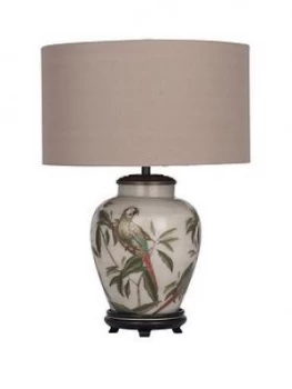 Image of Pacific Lifestyle Parrot Small Glass Table Lamp