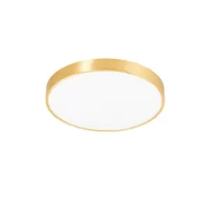 Image of Sierra Round Integrated LED Panel, Gold, 4000K, 3000lm