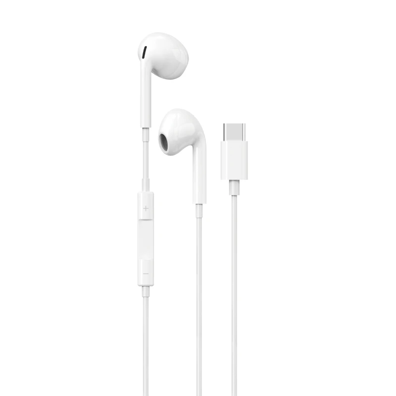 Image of Maplin Wired Earbuds USB-C Classic Fit Hands Free Calling Volume Butto