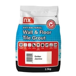 Image of Nx Anti-Bacterial Fine Textured Golden Jasmine Tile Grout, 2.5Kg