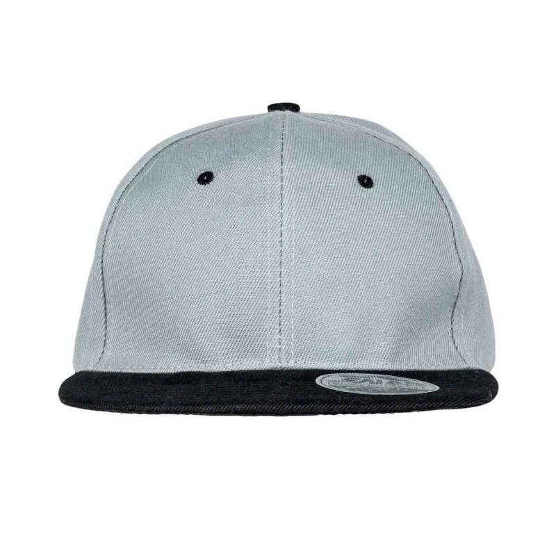 Image of Result Result Men Original Bronx Flat Snapback Cap in Grey Grey One Size Male 5063693917593