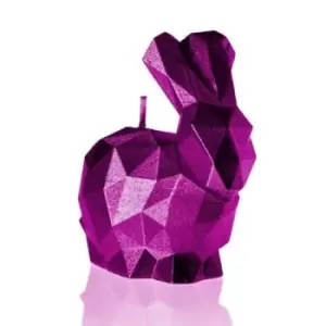 Image of Small Rabbit Candle &ndash; Metallic Pink