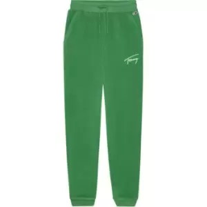 Image of Tommy Jeans Tjw Signature Fleece Sweatpant - Green