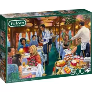 Image of Jumbo Falcon de luxe The Dining Carriage 500 Piece Jigsaw Puzzle