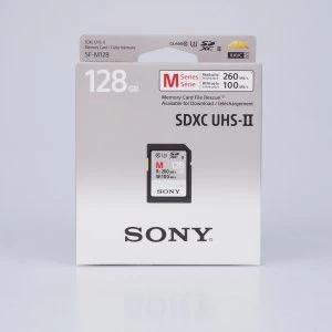 Image of Sony 128GB 260MB/s M Series UHS-II SDXC Memory Card (U3)