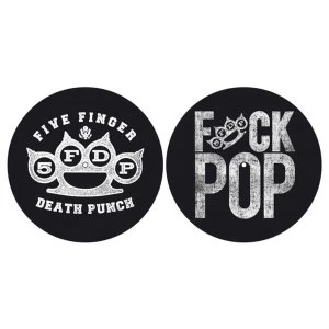 Image of Five Finger Death Punch - Knuckle / Fuck Pop Slipmat Set