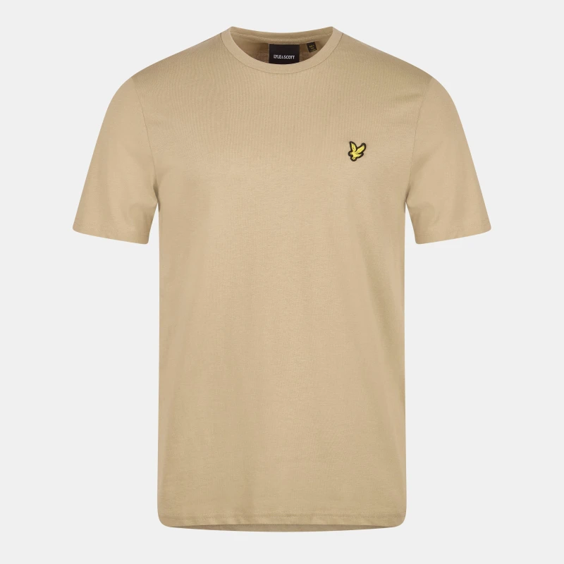 Image of Lyle and Scott Logo T Shirt Regular Fit T-Shirts S Green 59934808350