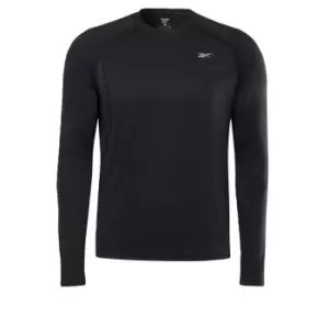 Image of Reebok Running Long-Sleeve Top T-Long-Sleeve Top Mens - Black