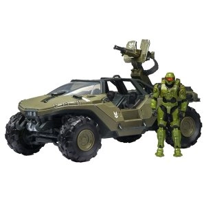 Image of Deluxe Warthog & Master Chief (World Of Halo) Action Figure Set
