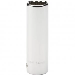 Image of Draper 3/8" Drive Hi Torq Deep Bi Hexagon Socket Metric 3/8" 14mm