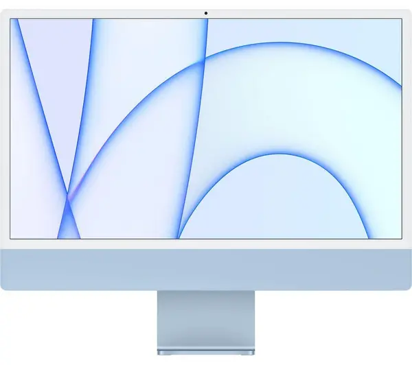 Image of Apple iMac 4.5K 24" (2021) - M1, 256GB SSD, Blue 194252124956