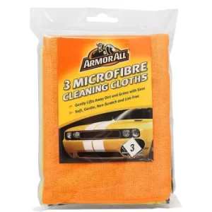Image of Armor All 3x Microfibre Cleaning Cloths (Pack Of 6)