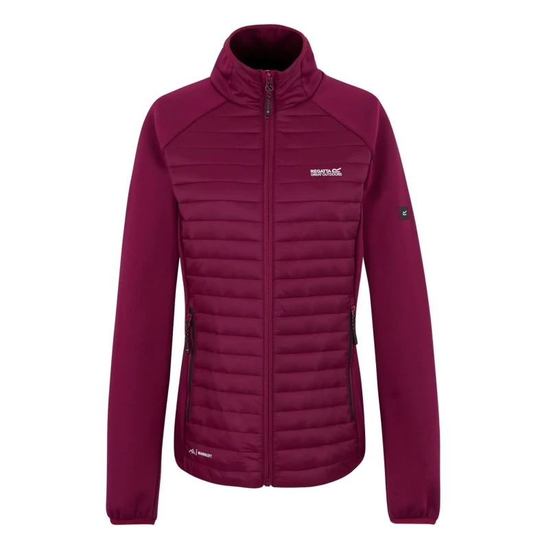 Image of Womens hybrid hiking jacket Regatta Clumber Rouge Female 38