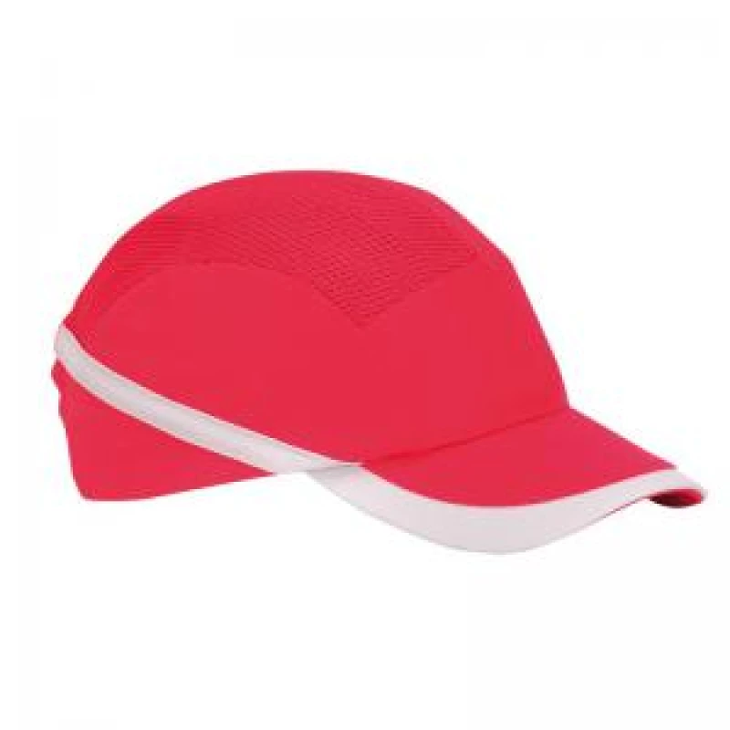 Image of Portwest Vent Cool Bump Cap PW69RER Colour: Red / White