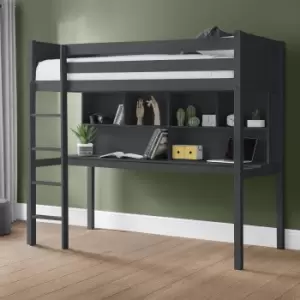 Image of Titan High Sleeper Bed Black
