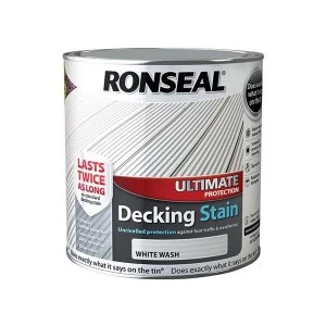 Image of Ronseal Ultimate Protection Decking Stain Teak 2.5 Litre