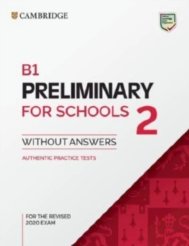 Image of B1 Preliminary for Schools 2 Student's Book without Answers Paperback / softback