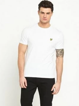 Image of Lyle & Scott Mens T-Shirt, White Size M Men