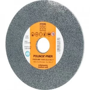 Image of PFERD 44691628 POLINOX-compact grinding wheel PNER-MW 1500 3-25.4 SiC F 150 mm 5 pc(s)