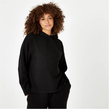 Image of Jack Wills Lounge Knitted Hoodie - Black